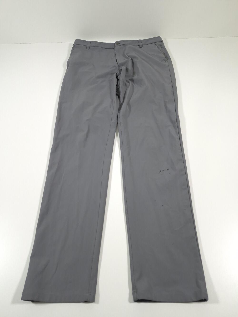 Lululemon Commission Pant Classic 34x36 Gray FLAW Stretch Performance